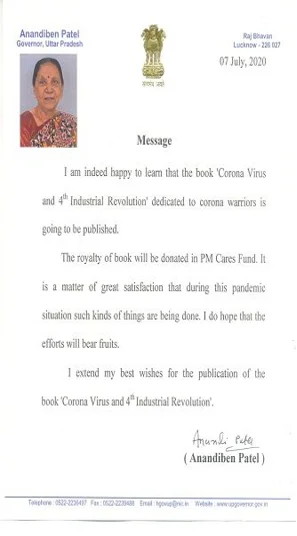 Recognition by Hon. Governor of Uttar Pradesh — Dr D K Rai